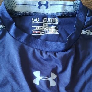 Under Armour Men's Blue Fitted Shirt